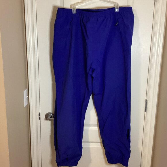 Eddie Bauer Men's Women's Blue Ski Snow Pants Size XXL Soft Shell Waterproof - Picture 1 of 13